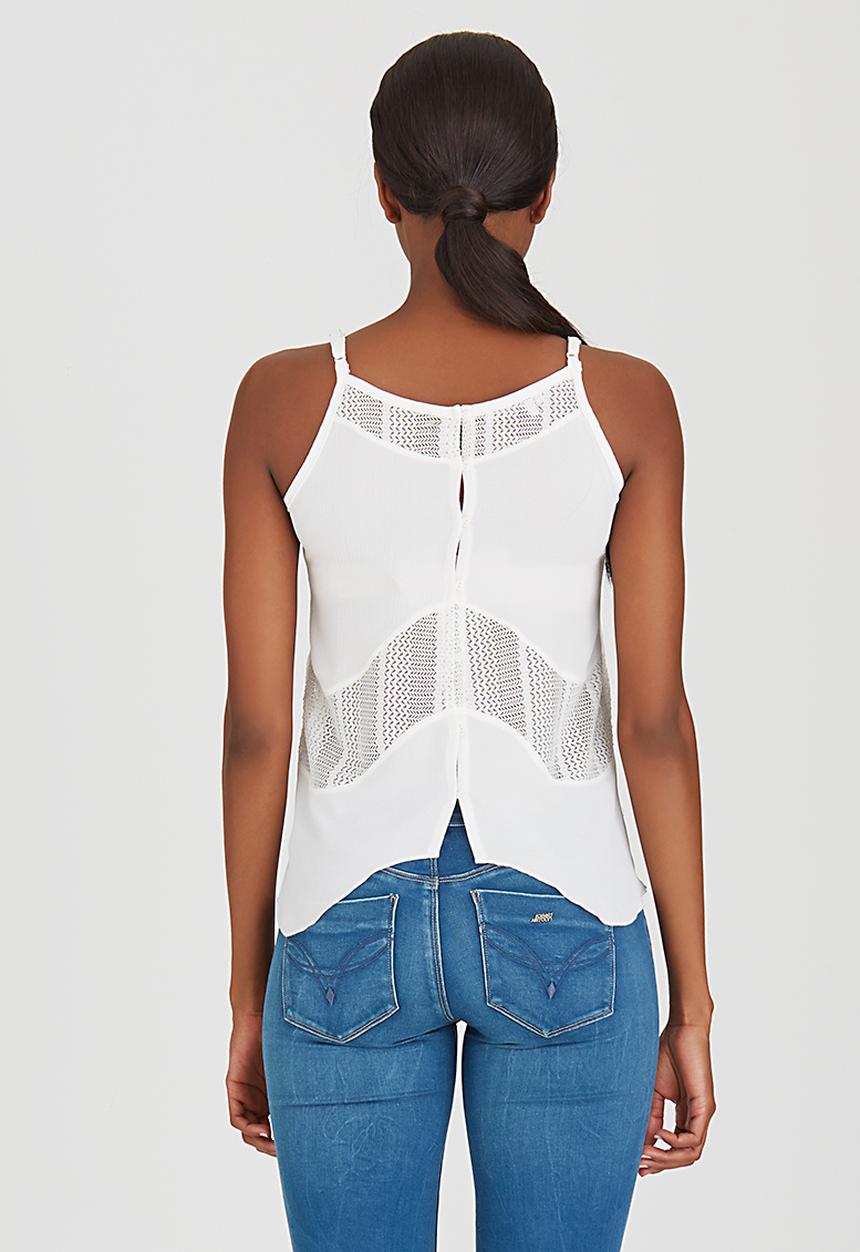 Sassoon - Bella Lace Cami Off White