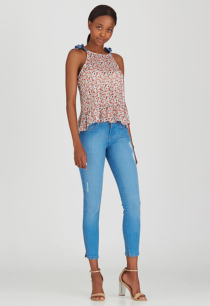 Sassoon - Forever Bow A-Line Shell Top Red