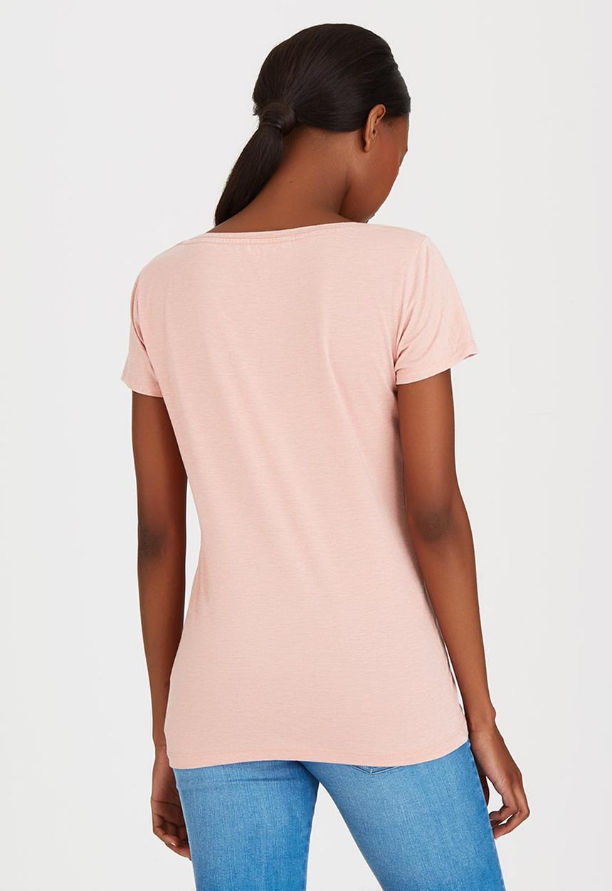 ONLY - Truly V-neck Tee Pale Pink