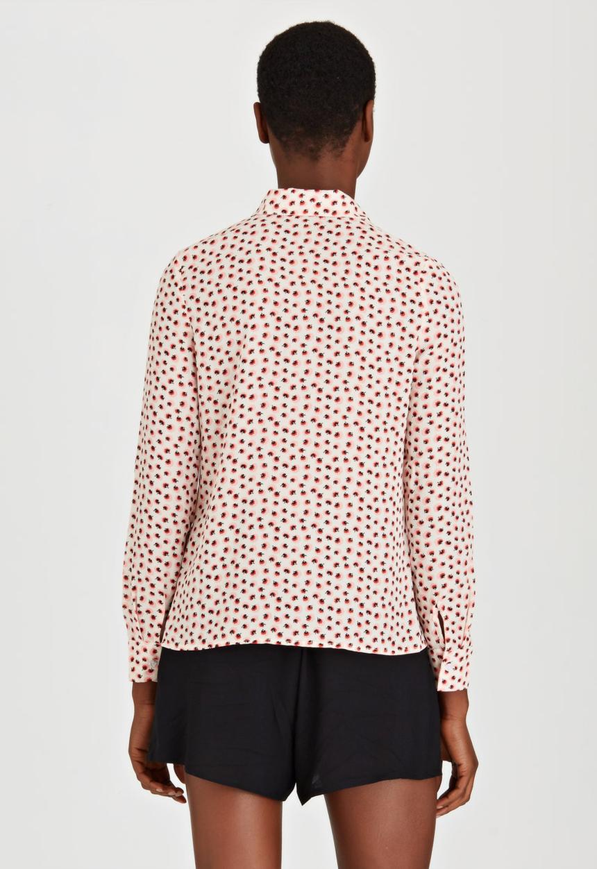 Fashion Union - Oldin Patterned Shirt Milk