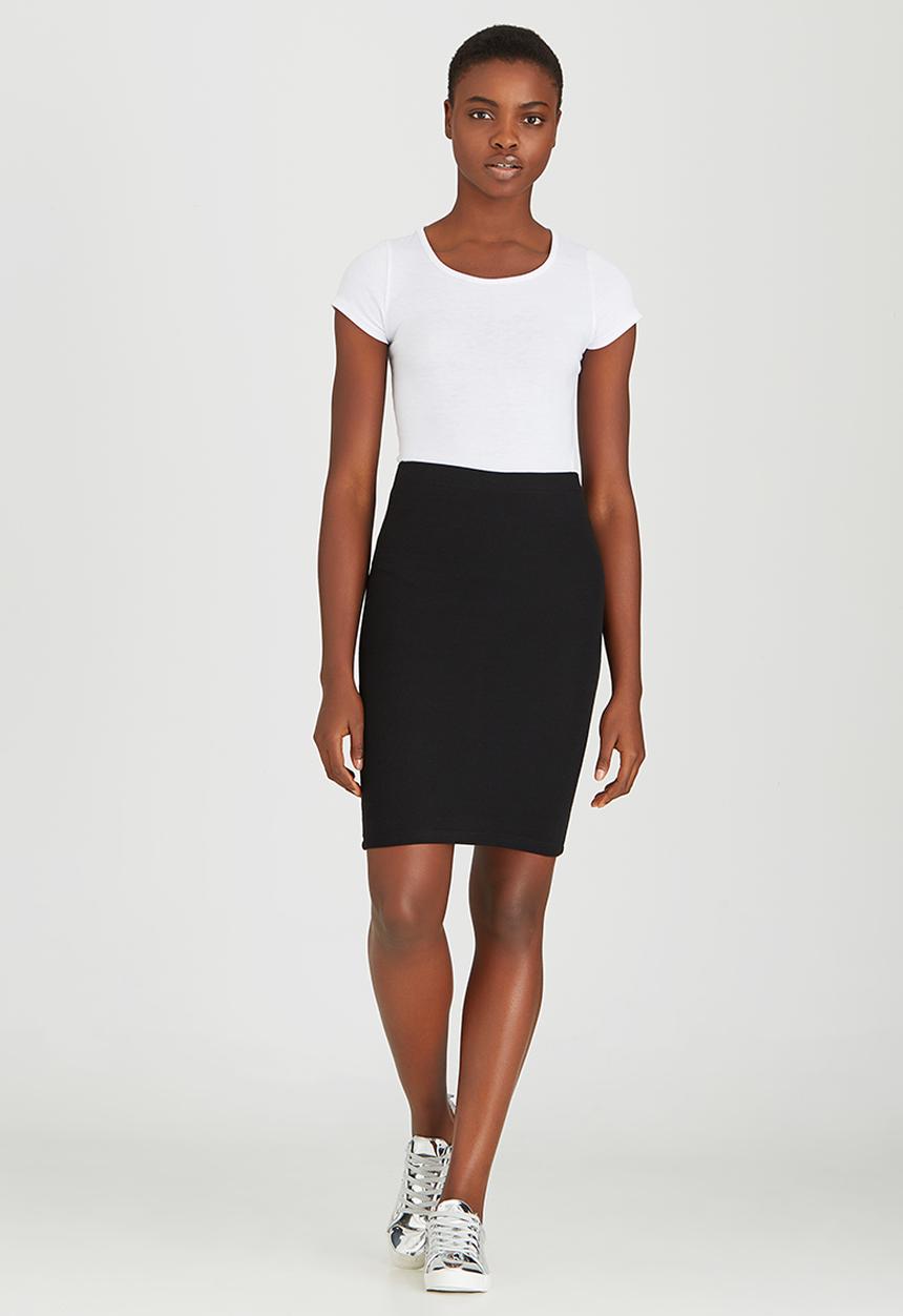 ONLY - Knee Length Essential Skirt Black