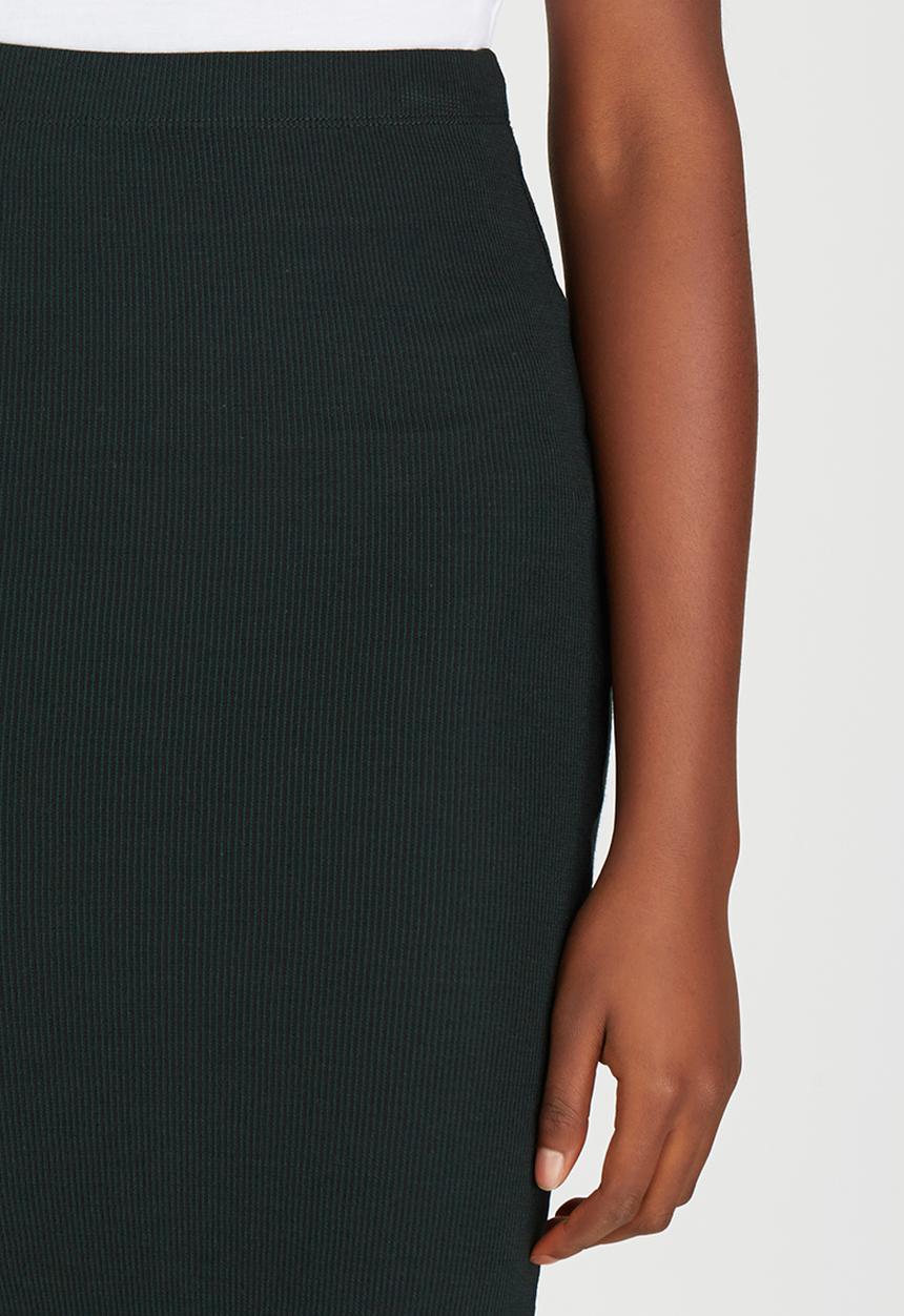 ONLY - Knee Length Essential Skirt Dark Green