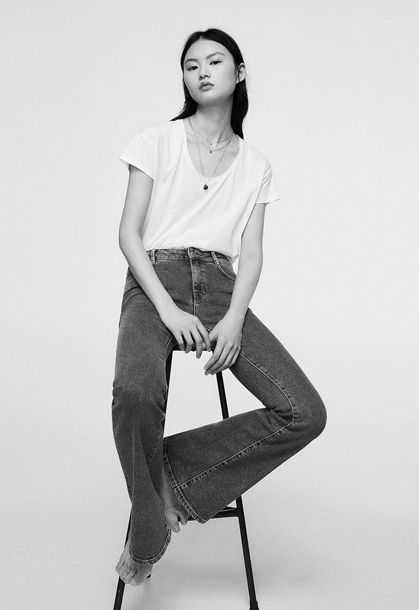 MANGO - Organic Cotton T-shirt White