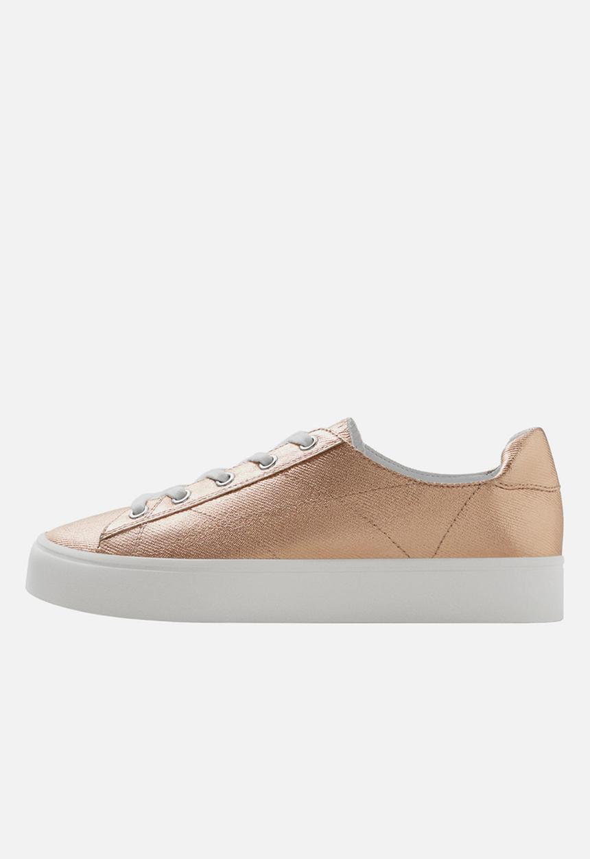 MANGO - Metallic Effect Sneakers Metallic