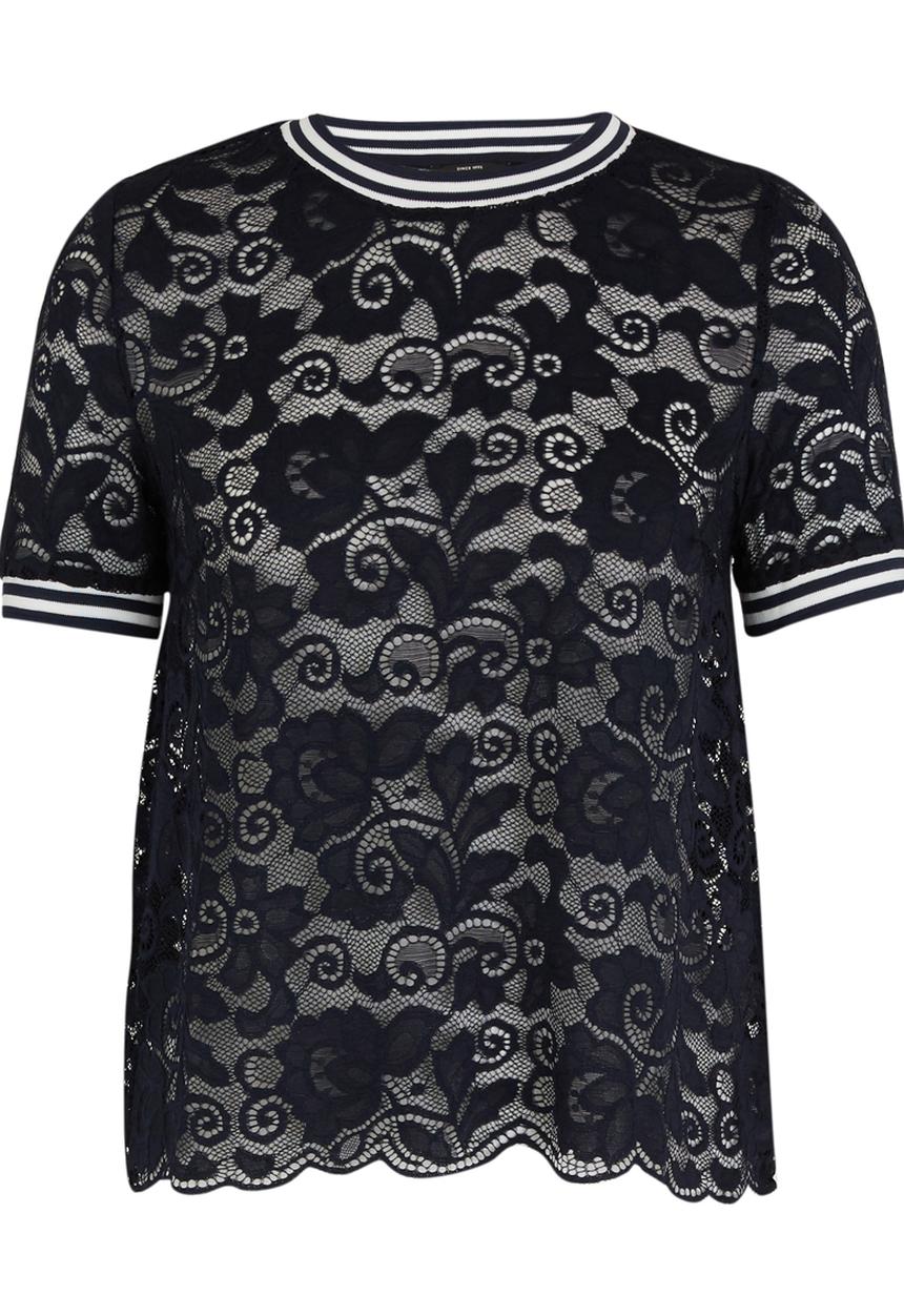 ONLY - Gwen Short Sleeve Top Navy