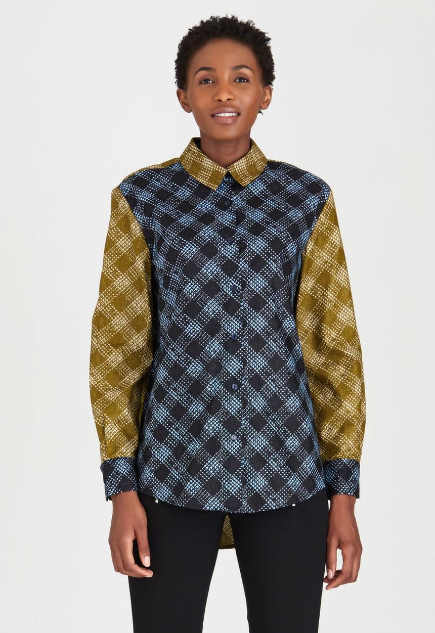 KISUA - Kivu Boyfriend Shirt Multi-colour