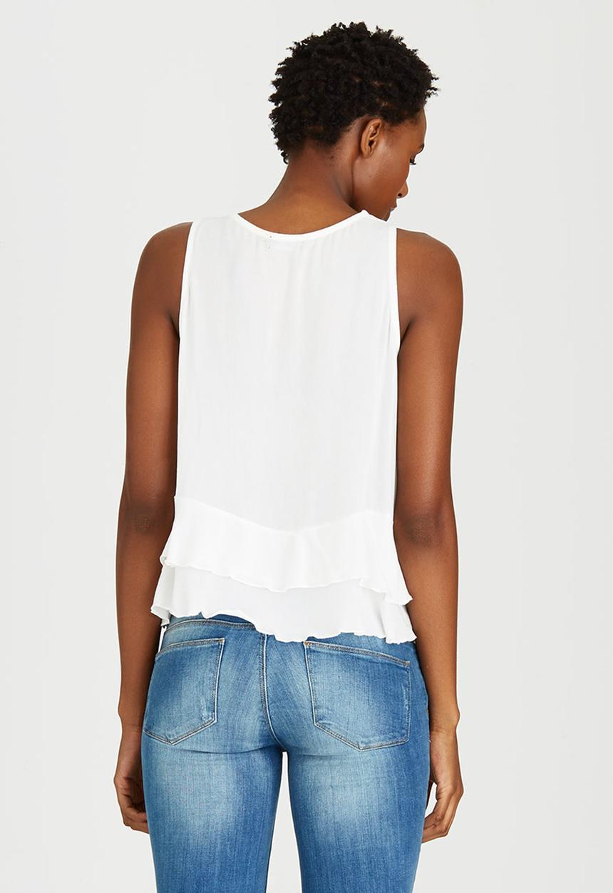 c(inch) - Frill Top White
