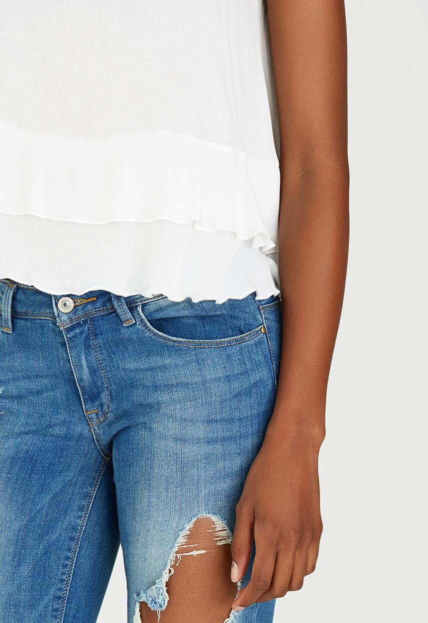 c(inch) - Frill Top White