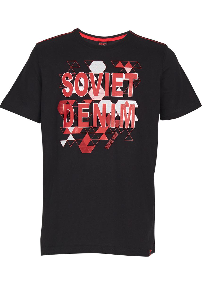 SOVIET - Printed Tee Black