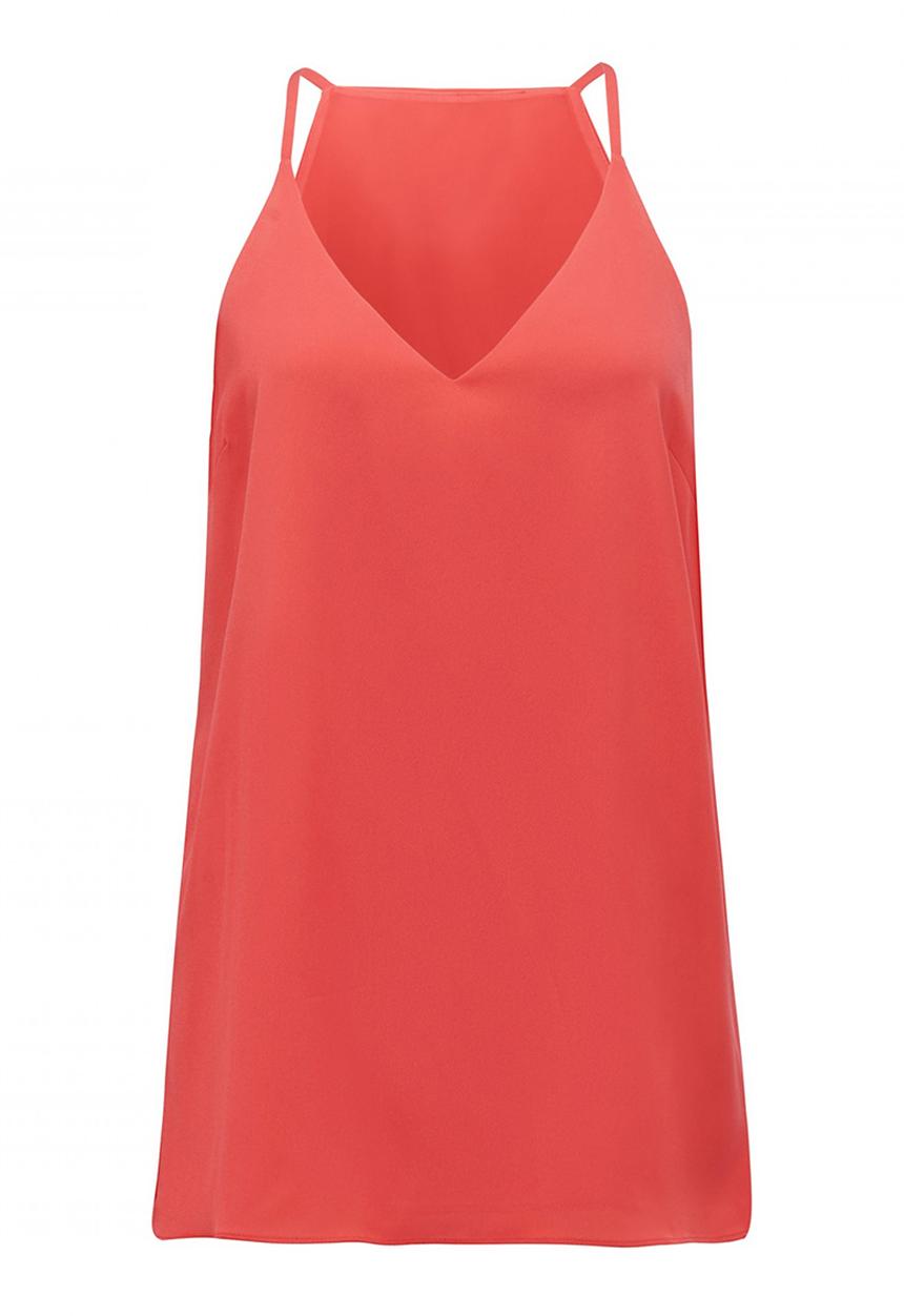 Forever New (Spree) - Anna High Apex Racer Cami Coral