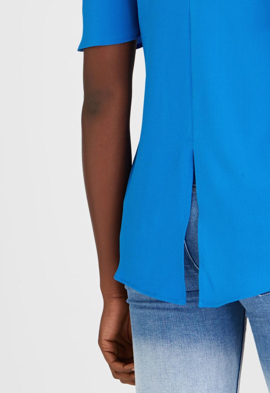 SISSY BOY - Tulip Off-the-shoulder Top Cobalt