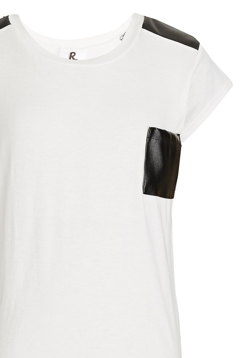 Rebel Republic - PU Insert Tee White