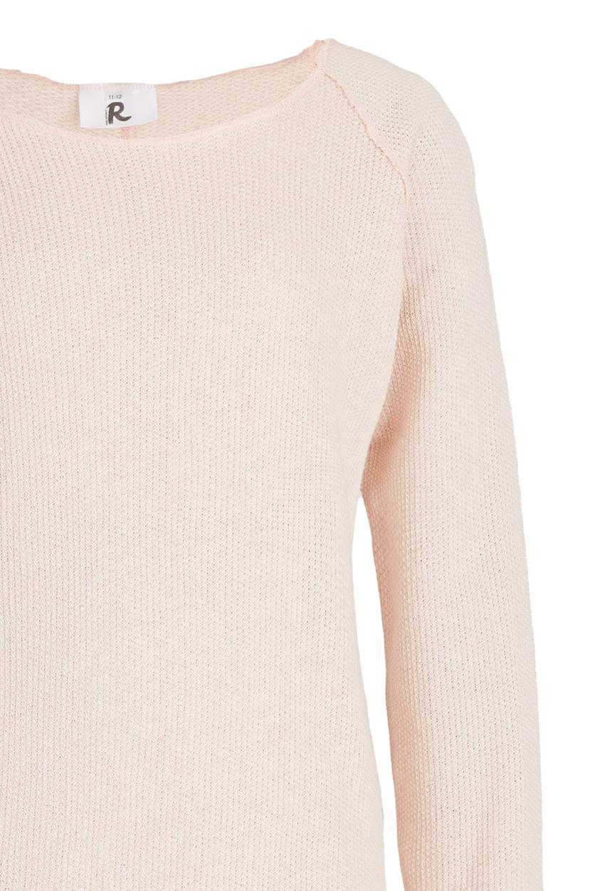 Rebel Republic - Raw Edge Sweater Pale Pink