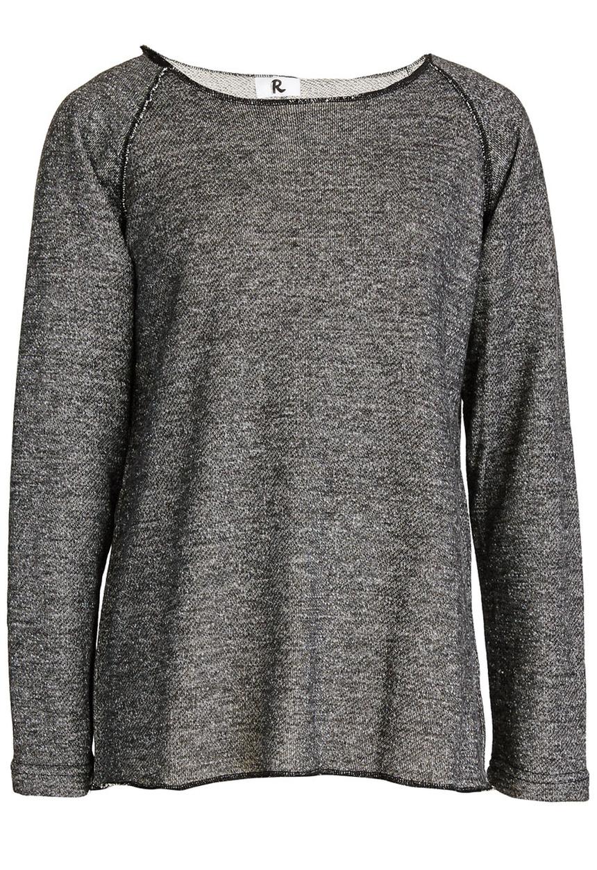 Rebel Republic - Raw Edge Sweater Grey