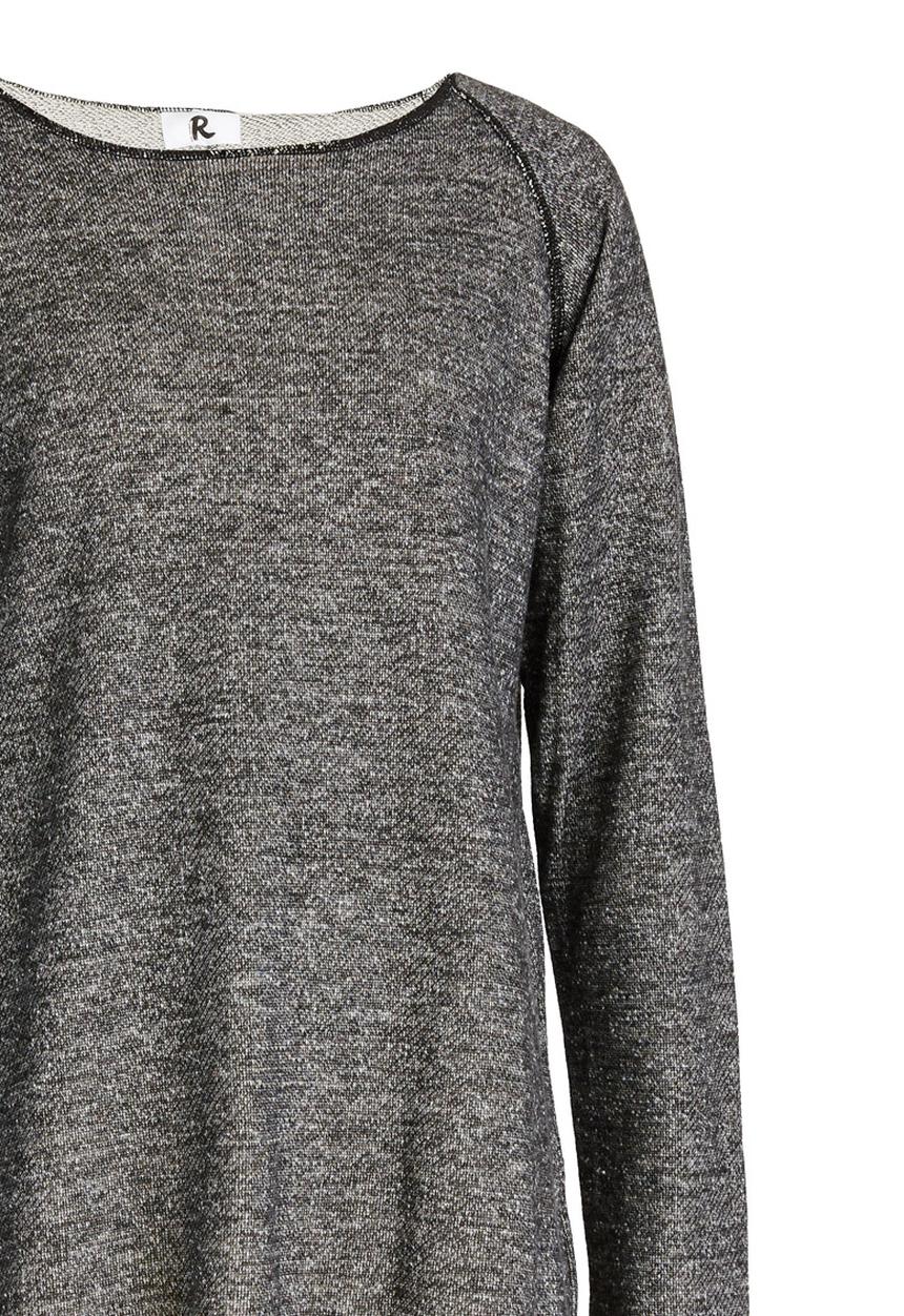 Rebel Republic - Raw Edge Sweater Grey