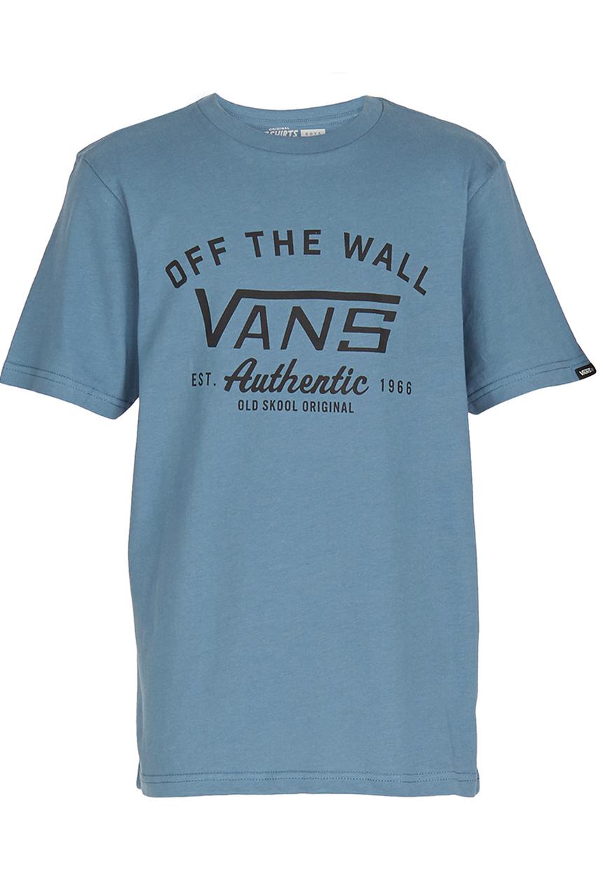 Vans - T-shirt with Print Mid Blue