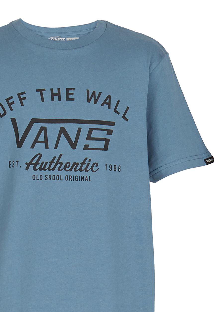 Vans - T-shirt with Print Mid Blue