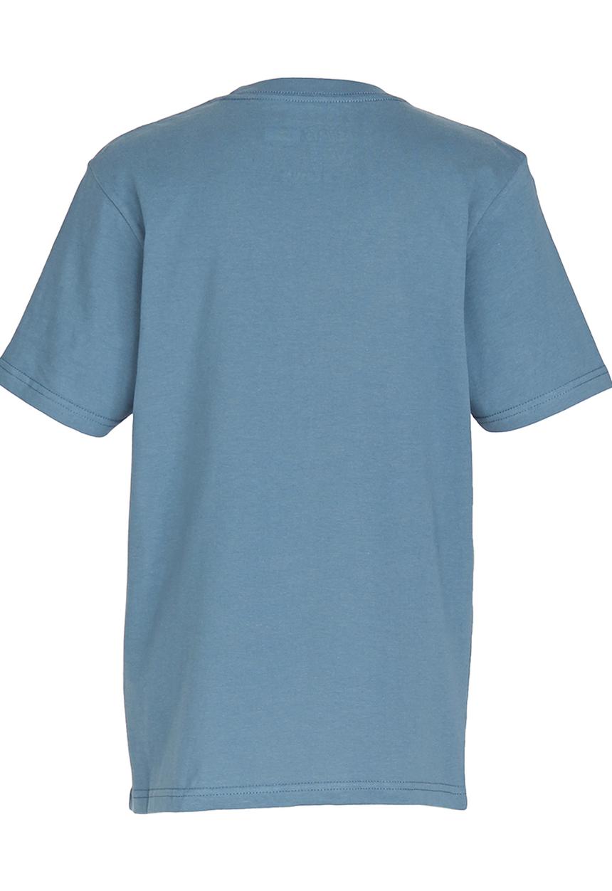 Vans - T-shirt with Print Mid Blue