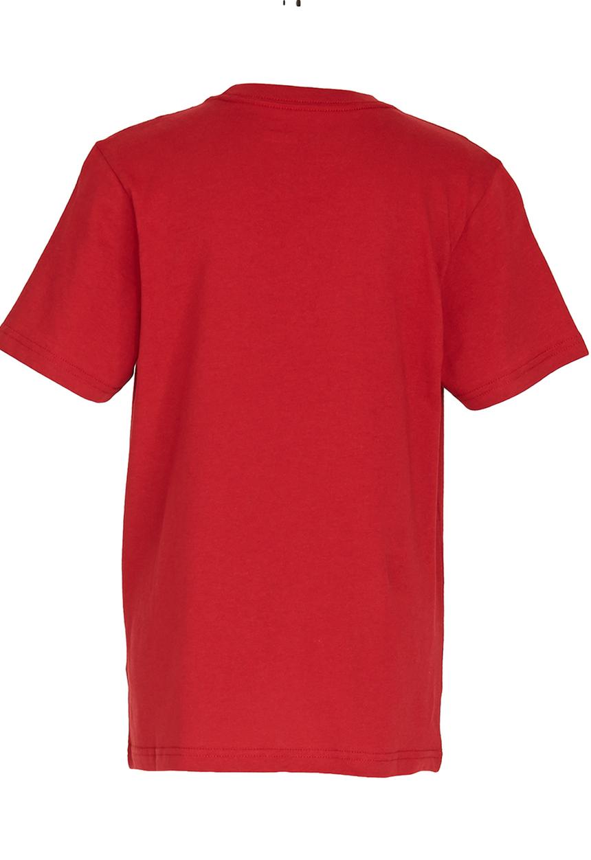 Vans - T-shirt with Print Dark Red