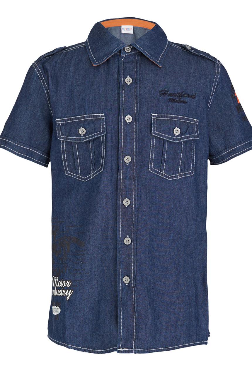 Pop Candy - Denim Shirt Navy