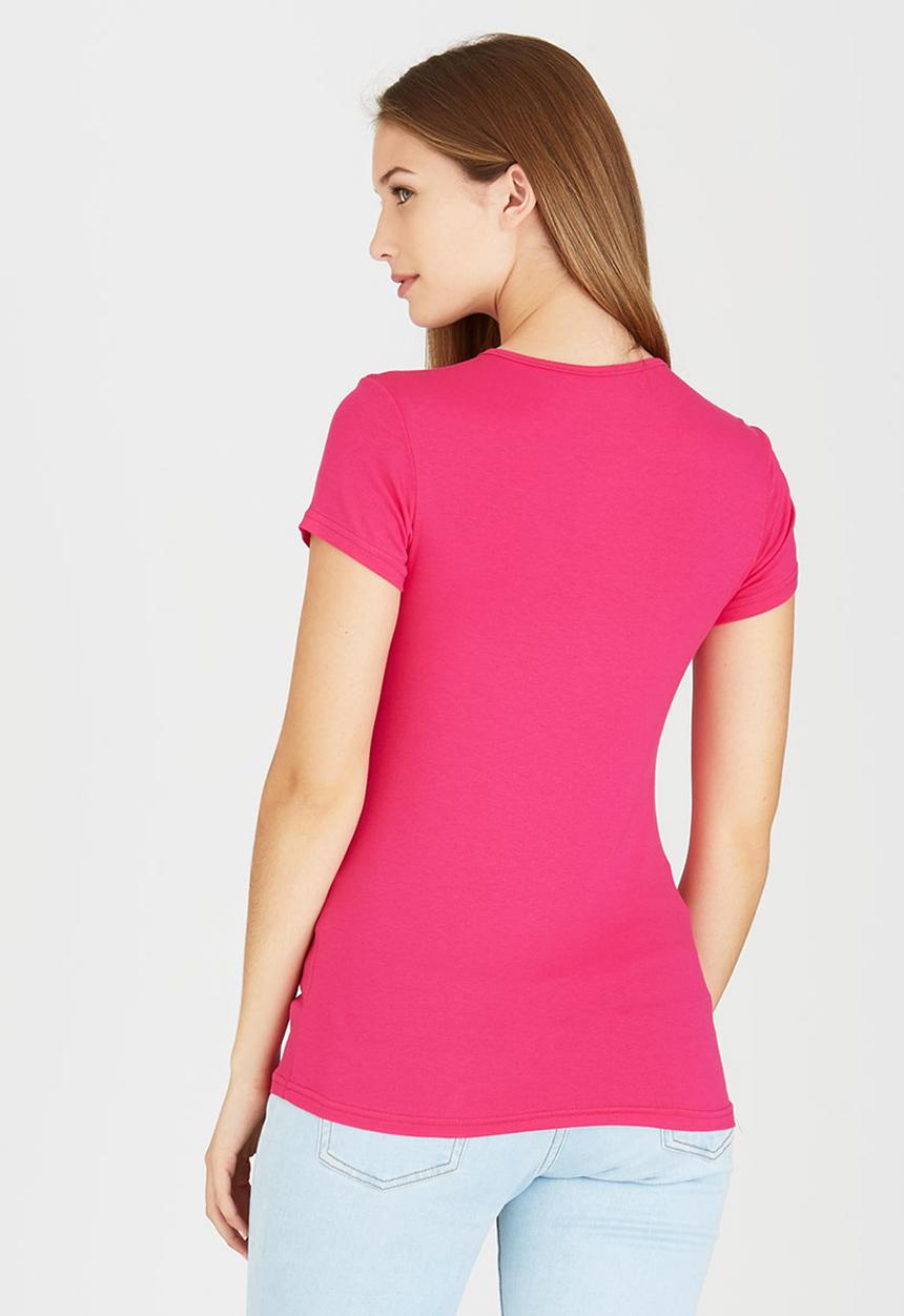 edit - Front Drape Top Magenta