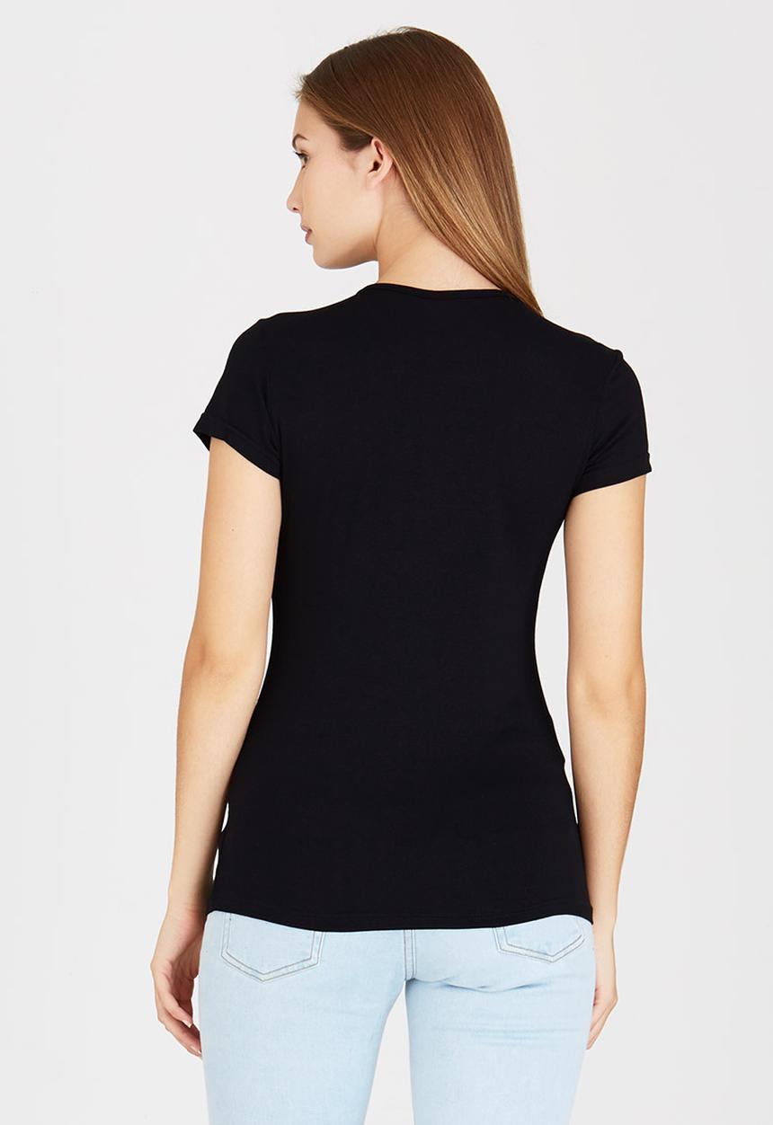 edit - Front Drape Top Black