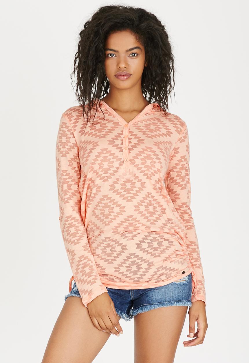 Rip Curl - Del Sol Burnout Longsleeve Tee Coral