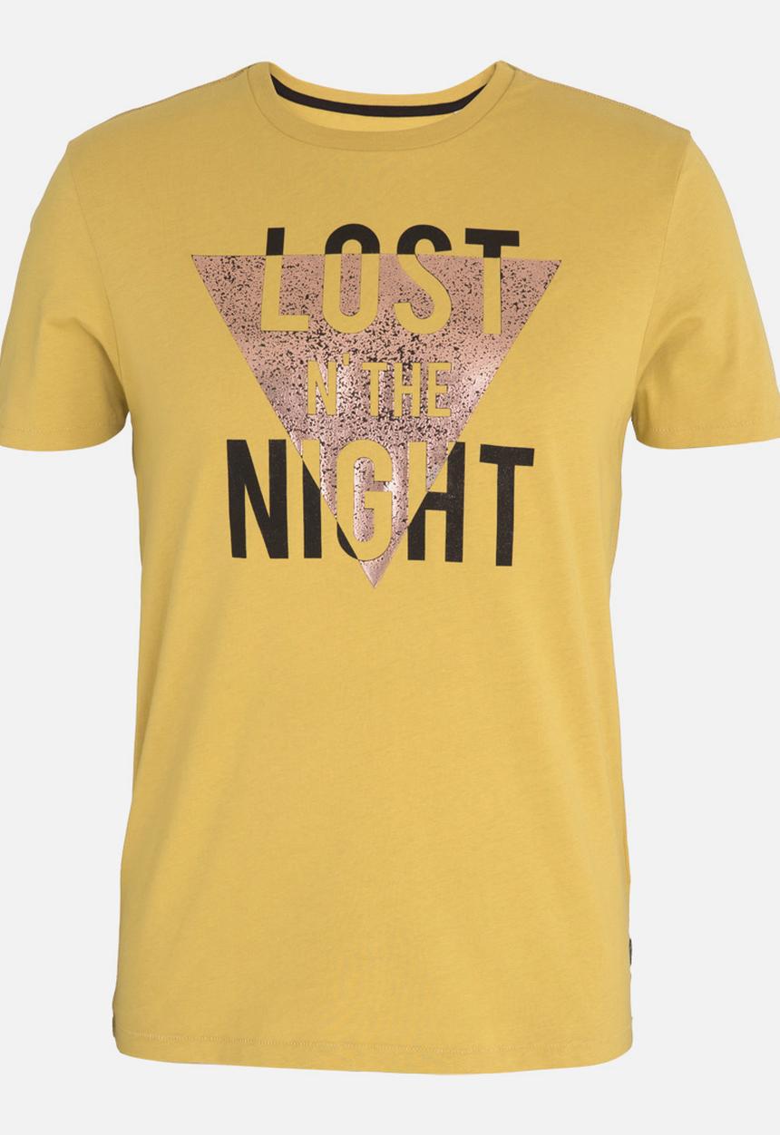 GUESS - Basic Lost Night Crew Tee Gold