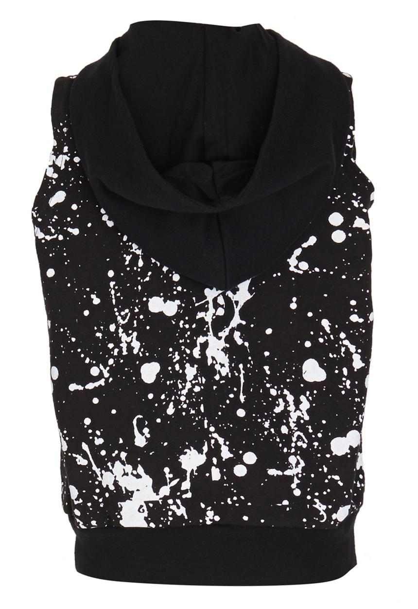SOVIET - Sleeveless Hoody Black