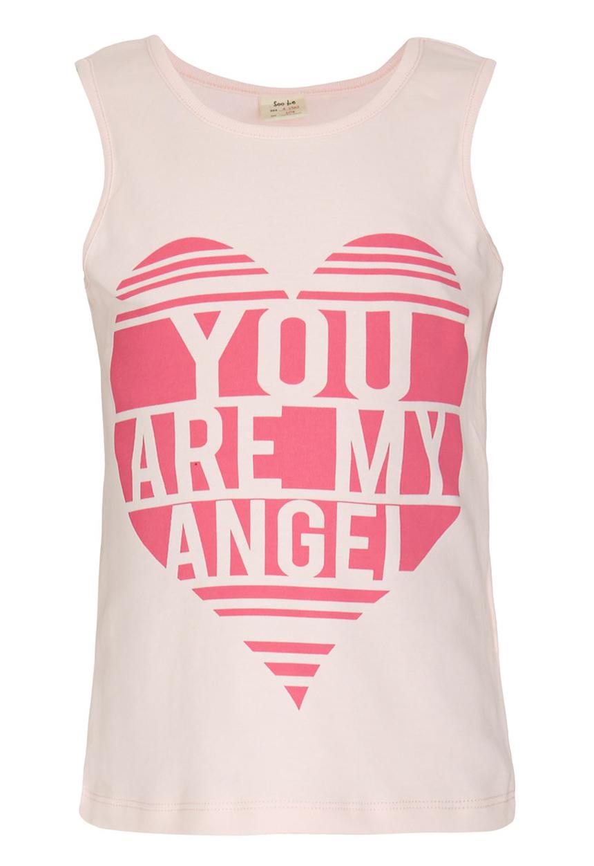Soobe - Printed Vest Pale Pink