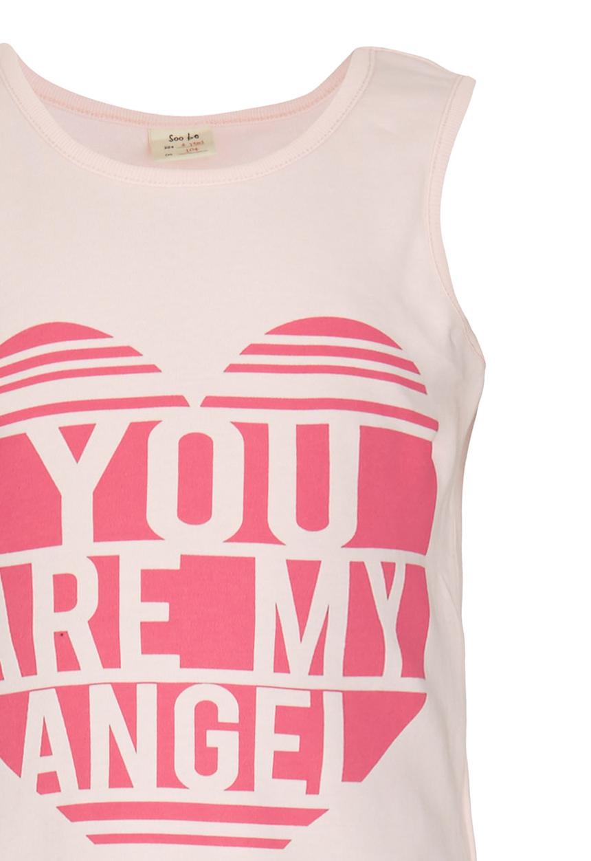 Soobe - Printed Vest Pale Pink