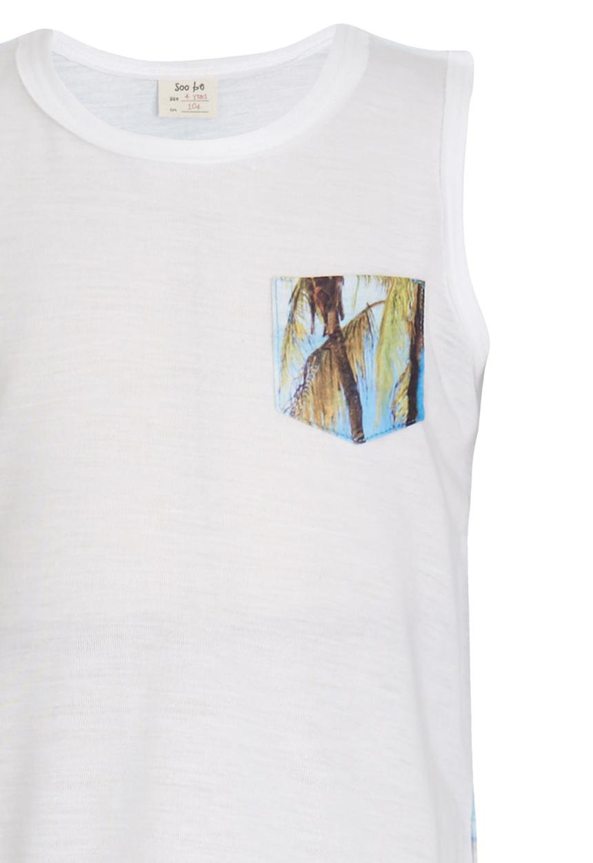 Soobe - Palm Trees Athlette Vest White