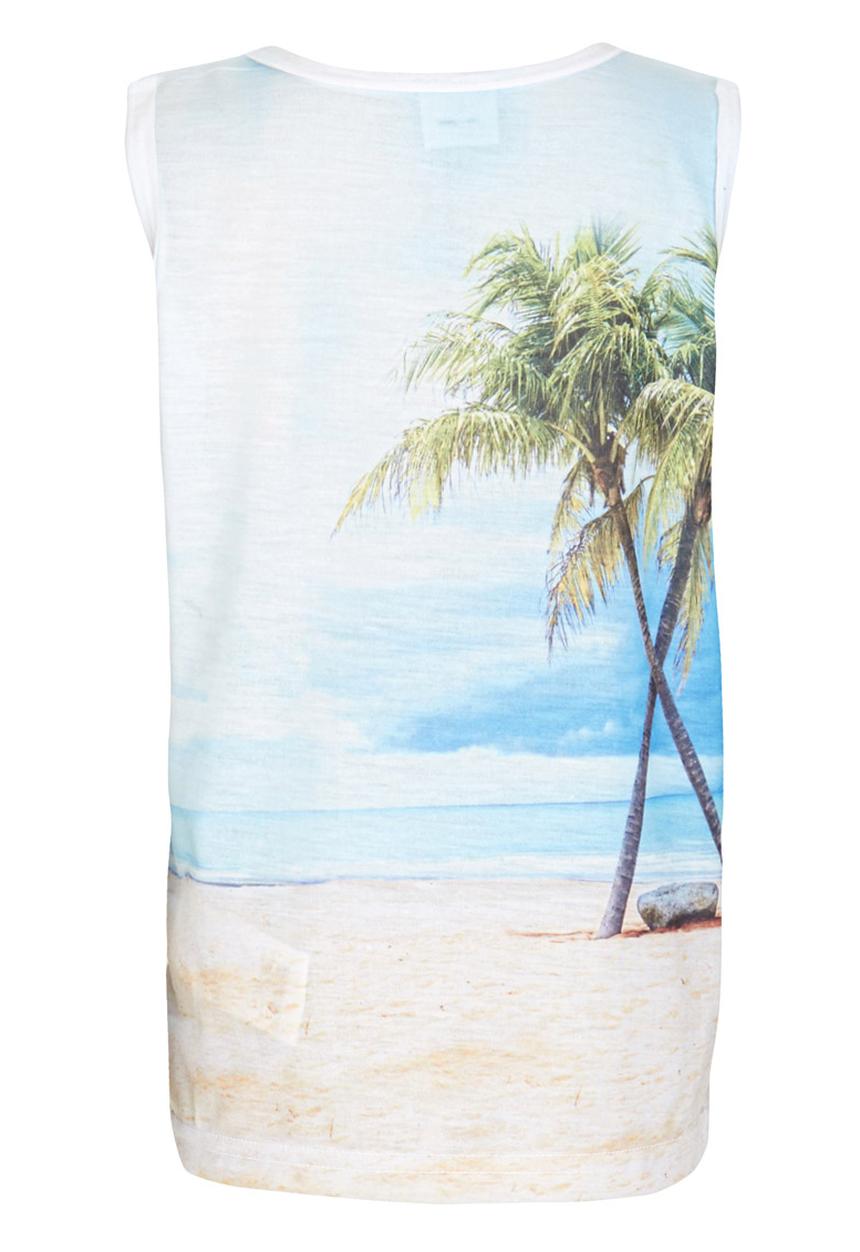 Soobe - Palm Trees Athlette Vest White