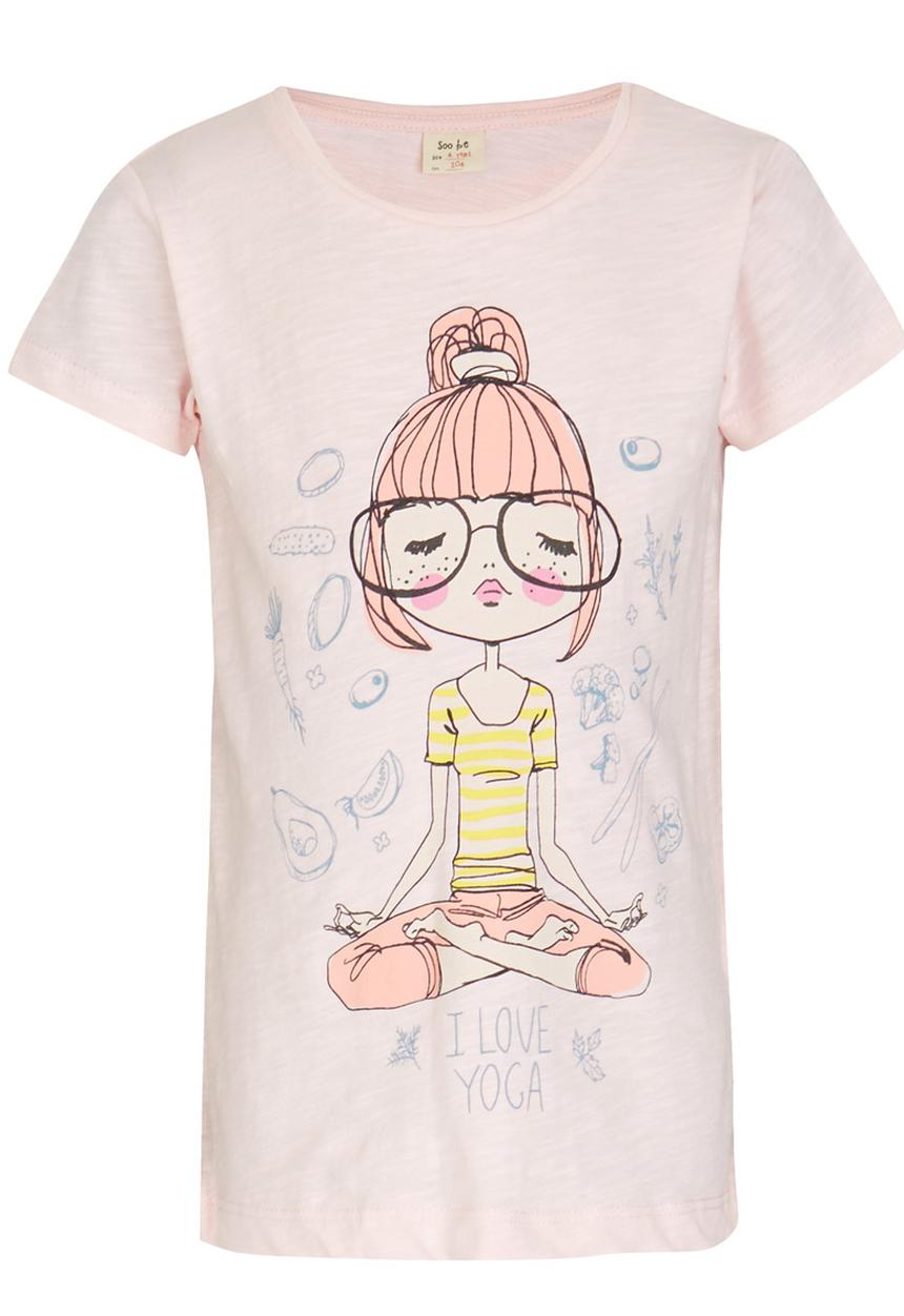 Soobe - Printed T-shirt Pale Pink