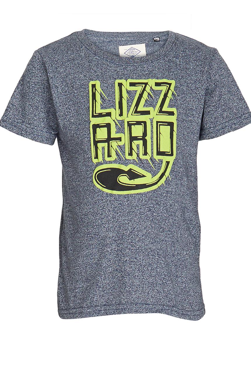 Lizzard - Printed Tee Navy