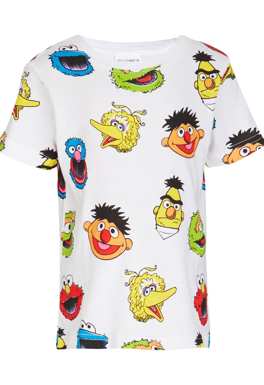 Pop Candy - Printed Sesame Street Tee Multi-colour