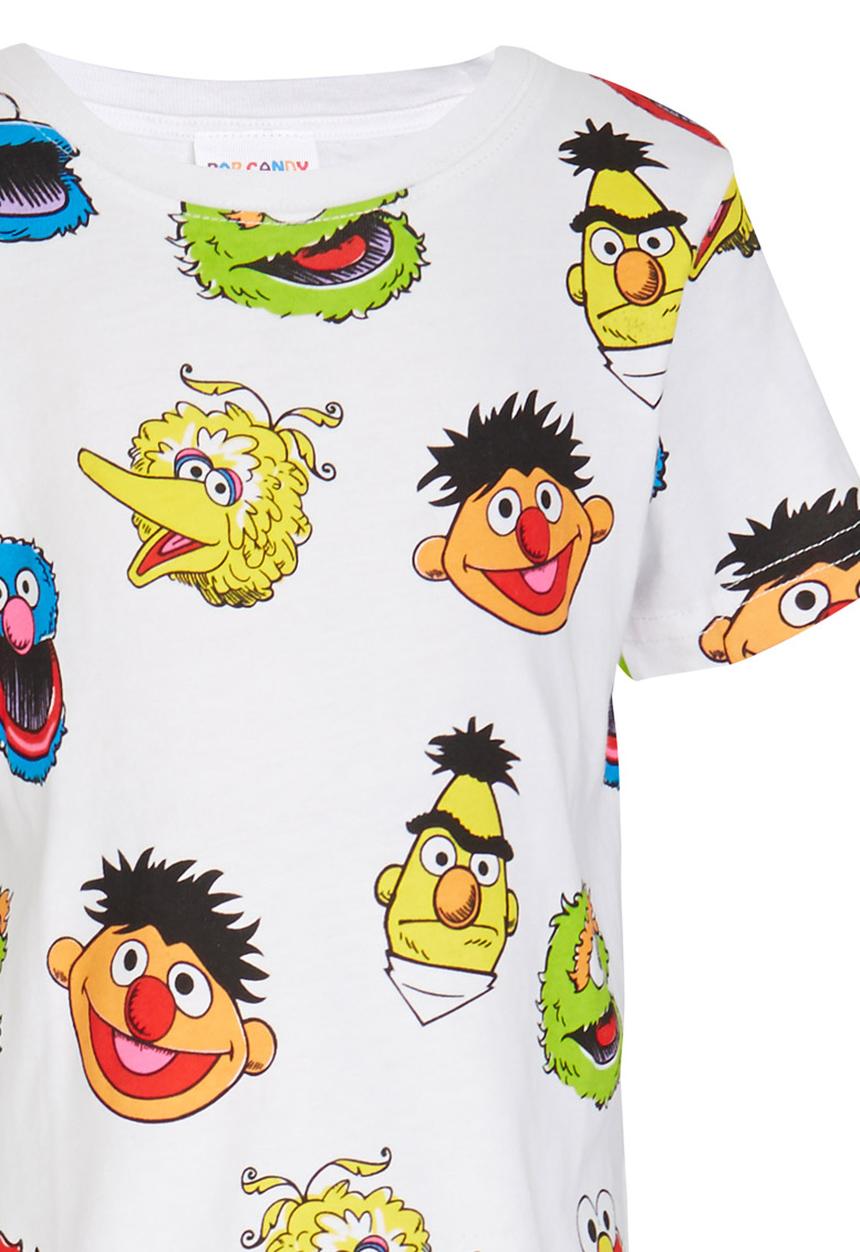 Pop Candy - Printed Sesame Street Tee Multi-colour
