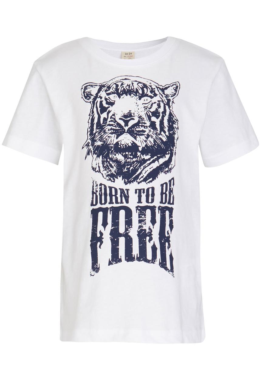 Soobe - Tiger Tee White