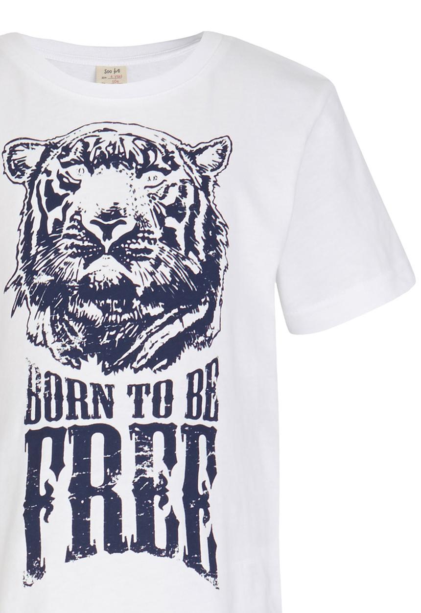 Soobe - Tiger Tee White