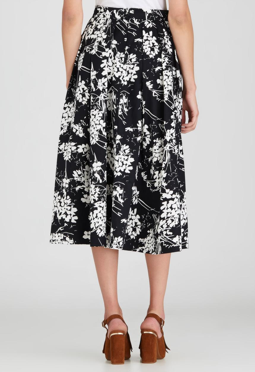 STYLE REPUBLIC - Fit&Flare Skirt Black and White