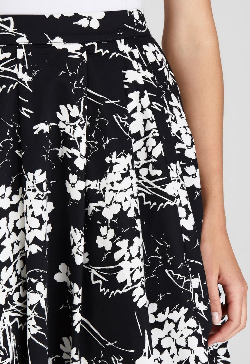 STYLE REPUBLIC - Fit&Flare Skirt Black and White