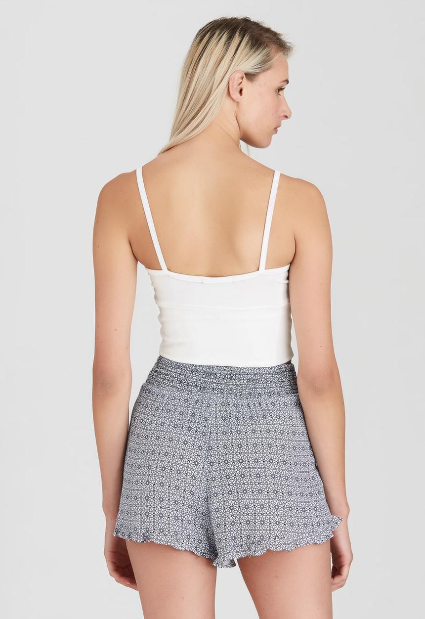 BoohooDNU - Scuba Plunge Cross Bralet White