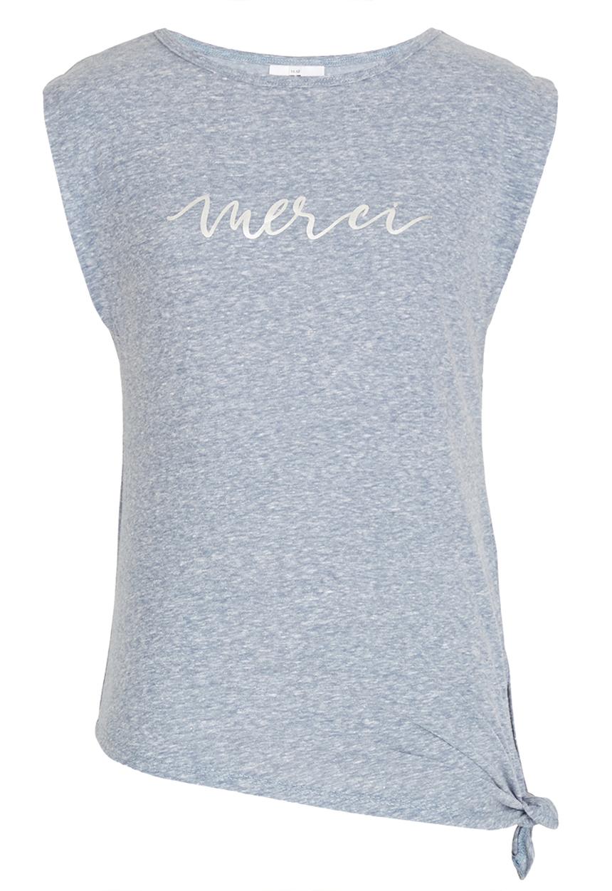 Rebel Republic - Side Tie Top Mid Blue
