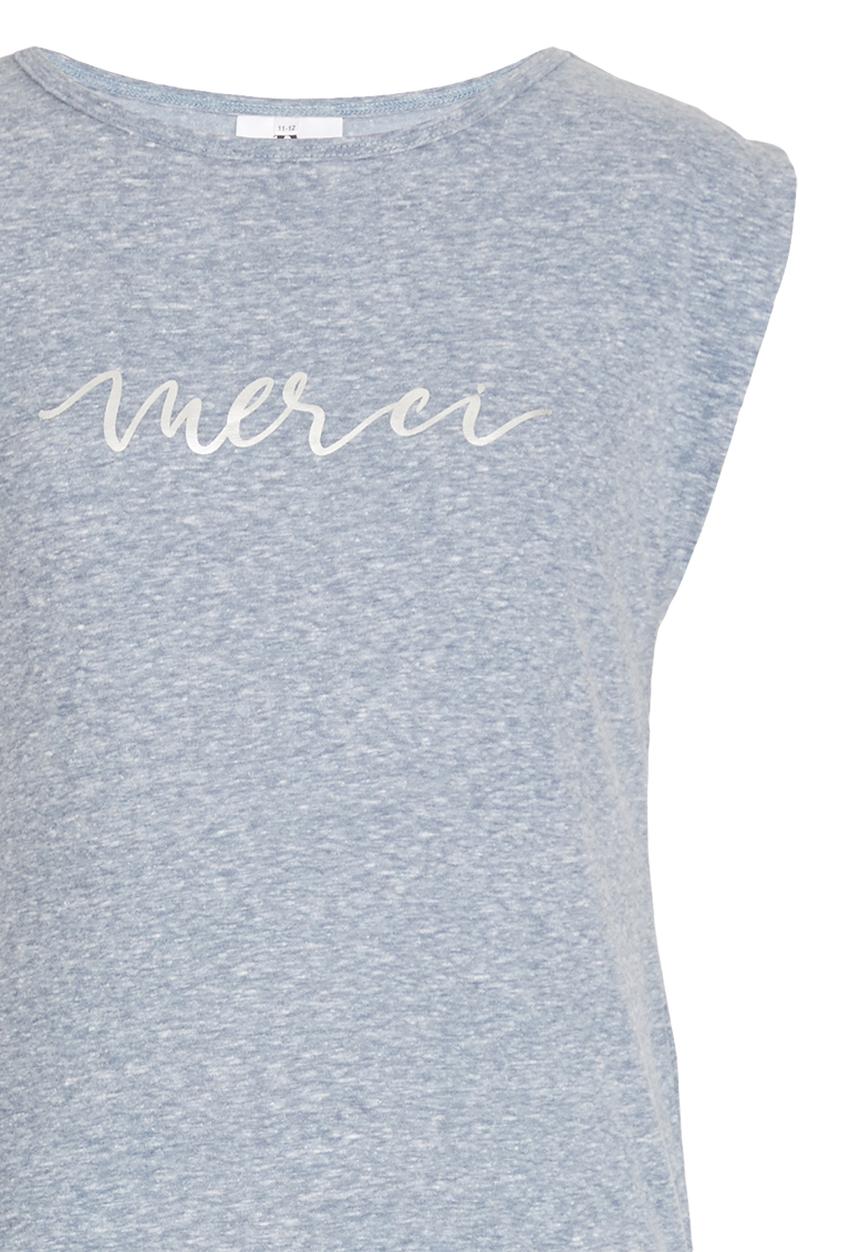 Rebel Republic - Side Tie Top Mid Blue