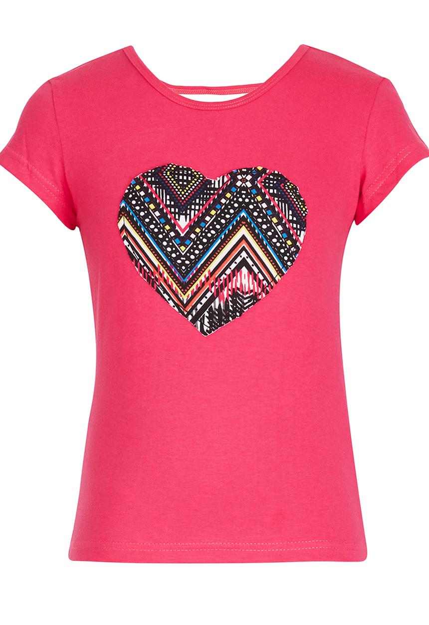 Rebel Republic - Heart Pyjama Set Dark Pink