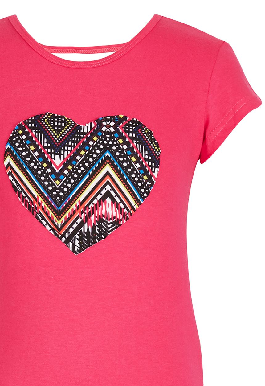 Rebel Republic - Heart Pyjama Set Dark Pink