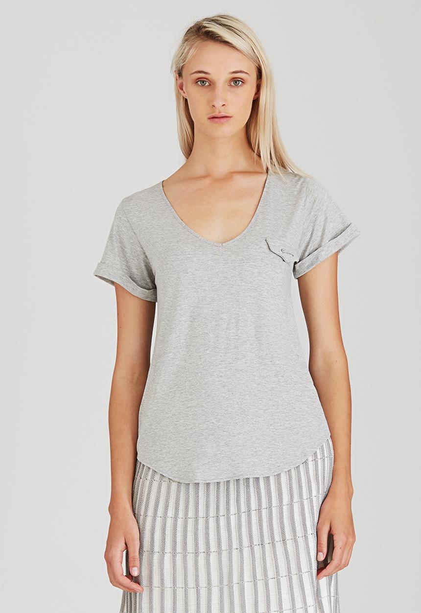 Tamara Chérie - Ana T-shirt Grey Melange