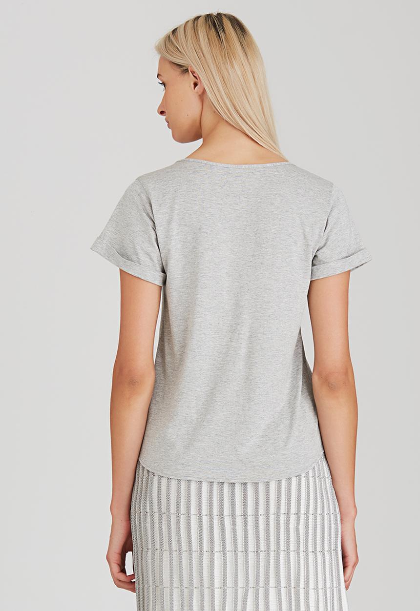 Tamara Chérie - Ana T-shirt Grey Melange