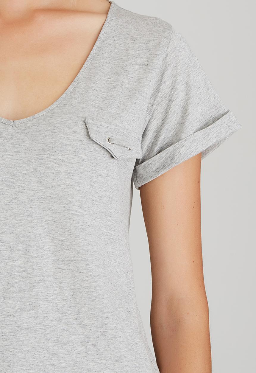 Tamara Chérie - Ana T-shirt Grey Melange