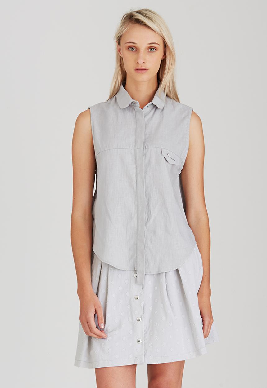 Tamara Chérie - Paige Shirt Pale Grey